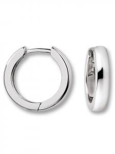 ONE ELEMENT Серьги-кольца из серебра 925 пробы, диаметр 14,9 x 2,9 мм
