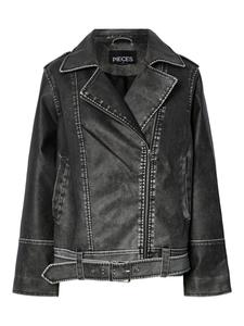 PIECES Куртка межсезонная 'PCJosie' в черном цвете
