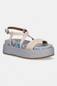 Кожаные сандалии Chelsea Flatform Sandal Kurt Geiger London, бежевый