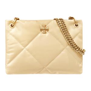 Маленькая сумка Kira Diamond Quilt через плечо цвета Vanilla Soft Serve TORY BURCH, Set (Bag+Dust Bag)