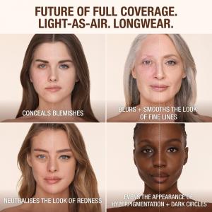 Безупречная тональная основа, нанесенная аэрографом Charlotte Tilbury, 7 Warm (medium with warm undertones)