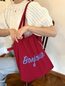 Сумка через плечо, сумка-тоут, вместительная Doux Belle, цвет Red