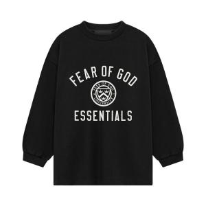 Футболка Fear of God Essentials Kids Jersey Long-Sleeve Tee, Black