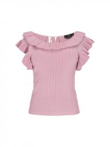 Faina Женский свитер темно-розового цвета