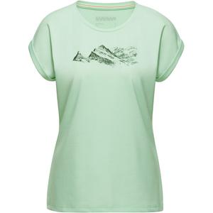 Shirt mountain t-shirt women finsteraarhorn Mammut, зеленый