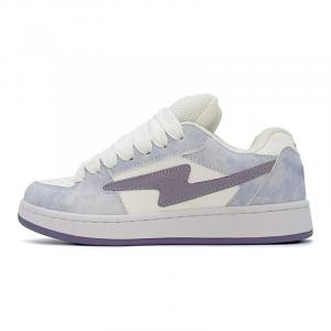 Женские нескользящие износостойкие низкие кроссовки для скейтбординга Puffy Shoes IHBOZ, Lavender