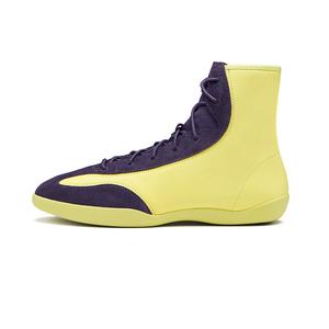 Винтажные баскетбольные кроссовки унисекс с высоким берцем, цвет желтый гравий/классический фиолетовый Eqlz Equalizer