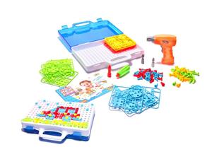 Конструкторы Отвертка Дрель Шурупы Чемодан Большой набор 151 шт. ikonka