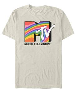 Мужская футболка с коротким рукавом Rainbow Television Fifth Sun, Natural