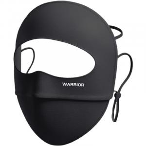 Маска для защиты от солнца из полиамида Unisex WARRIOR, night shadow черный[full face sun protection/eye corner protection]