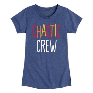 Футболка с рисунком Chaotic Crew для девочек 7–16 лет Licensed Character, синий