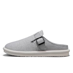 Тихие закрытые тапочки мужские EGCHI, серый