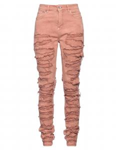 Джинсы Drkshdw By Rick Owens, пыльно-розовый