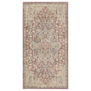 Ковер с низким ворсом, орнаментальный узор, розово-бежевый, 80x150 см. IKEA Järnväg