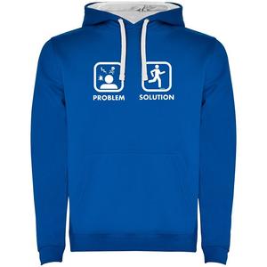 Худи Kruskis Problem Solution Run Two-Colour, синий
