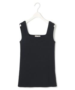 Майка в рубчик с широкой строчкой