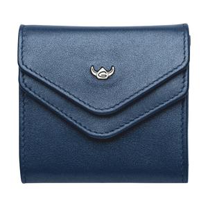 Кошелек Golden Head Valencia RFID Schutz Leder 7.5 см, цвет saphir