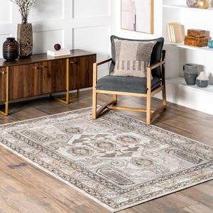 Ковер nuLOOM, 153 x 229 см, Alisha Traditional Perisan машинной стирки, Beige