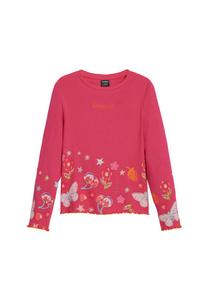 Топ Desigual Long sleeved top, Red