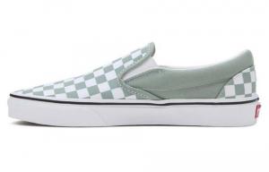 Кроссовки Vans Classic Slip-On 'Color Theory Checkerboard - Iceberg Green', бирюзовый