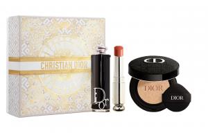 Набор для макияжа Lock легко растушевывается 3,2 г + чехол с вышивкой + сменный блок 13 г DIOR