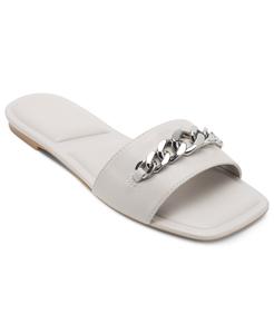 Женские шлепанцы Dania Flat Slide DKNY, белый