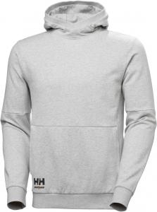 Толстовка Helly-Hansen Evo Hoodie - мужская водонепроницаемая флисовая толстовка с регулируемым капюшоном, дышащей тканью и передним карманом-кенгуру Helly Hansen, 932 Grey Melange