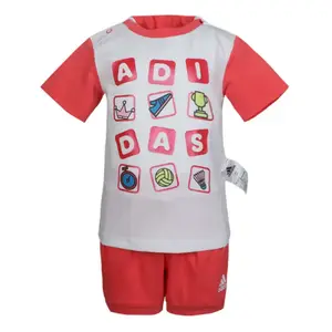 Adidas Белая повседневная спортивная одежда для младенцев и малышей