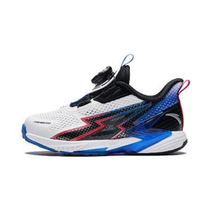 Детские кроссовки PS Low-top черные/синие Anta Kids, белый/черный