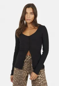 Кардиган с оборкой по низу Brave Soul, Black
