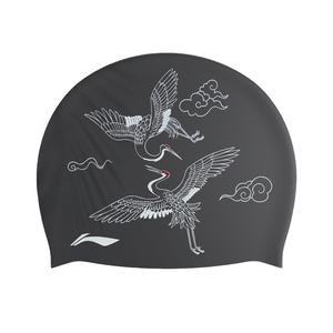 Силиконовая шапочка для плавания унисекс LINING, черный