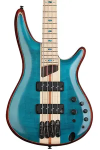 Электрогитара Ibanez SR Premium с 4 струнами - карибский зеленый, низкий глянец