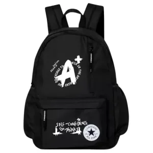 Converse Полиэстеровый рюкзак обычный унисекс черный, A