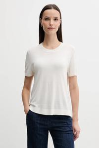 Шелковая футболка United Colors Of Benetton, бежевый