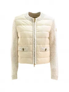 Куртка с простеганными вставками MONCLER, бежевый