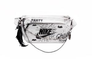 Nike Чёрный пояс-сумка унисекс для вечеринки с привидениями, Black