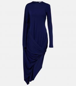 Платье макси из драпированного джерси Ariete 1234 Sportmax, Viola Scuro