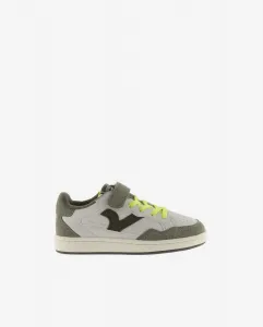 Детские спортивные кроссовки с контрастными деталями и застежкой-липучкой Victoria, белый