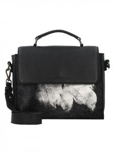 Сумочка Cowboysbag Seattle Leder 25 cm, цвет black-gold hair on