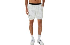 MATCH GRAPHIC повседневные шорты мужские ярко-белые Asics, белый