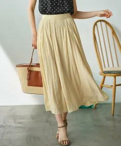 Юбка с легкой драпировкой и сборками Suite L, цвет Custard Type [040]