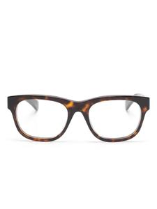 Очки в квадратной оправе Gucci Eyewear, коричневый