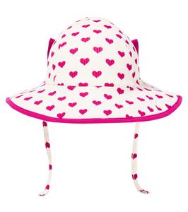 Панама с принтом в виде банта Боуи Konges Sløjd, Coeur Sangria