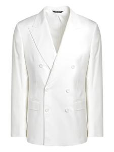 Двубортный пиджак Dolce & Gabbana, белый