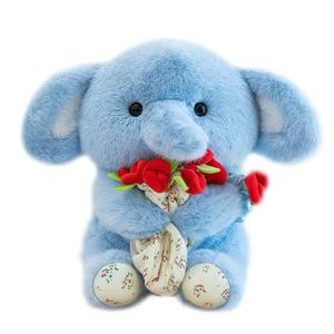 JIZHUAN Плюшевая кукла Rose Elephant, высота 30см/40см