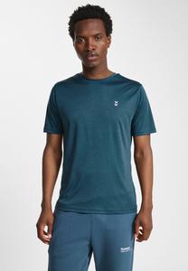 Футболка Hummel PULSE TRAINING S/S, Stargazer/Dark Green