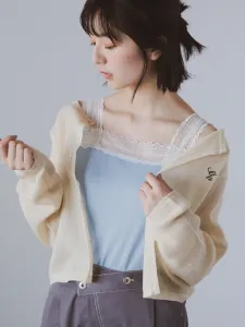 Майка с двусторонней шнуровкой спереди и сзади.