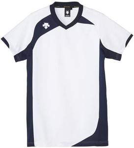 Футболка для волейбола с коротким рукавом Descente, классическая, впитывающая пот, быстросохнущая, эластичная, унисекс, мужская, женская, нелипкая, для тренировок