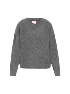 Женский свитер серого меланжа IZIA