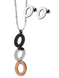Adeliás Женское колье с подвеской - из нержавеющей стали серебристого цвета